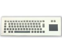 KIOSK IP65/IK07 Industrial PC Keyboard Stainless Steel With TouchPad waterproof dustproof Front Panel Mounted -40℃