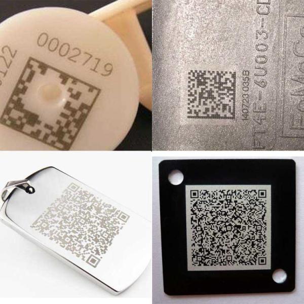 0.15mm Minimum Character Flying Laser Marking Machine 20 Watt for pvc