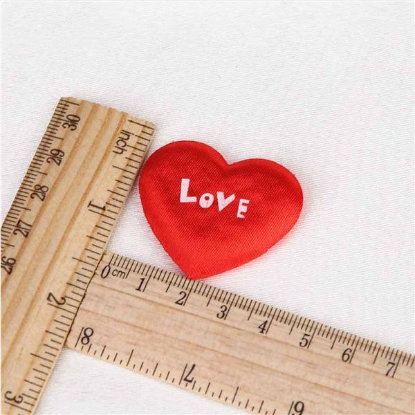 Love Heart Wedding Embellishments Applique Crafts Engagement Confetti Table Decoration