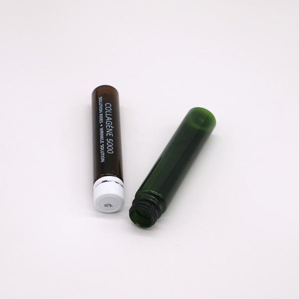 Garrafa à prova de adulteração 1 oz/30 ml PET Verde Marrom Oral Flasca de plástico líquido para embalagens médicas