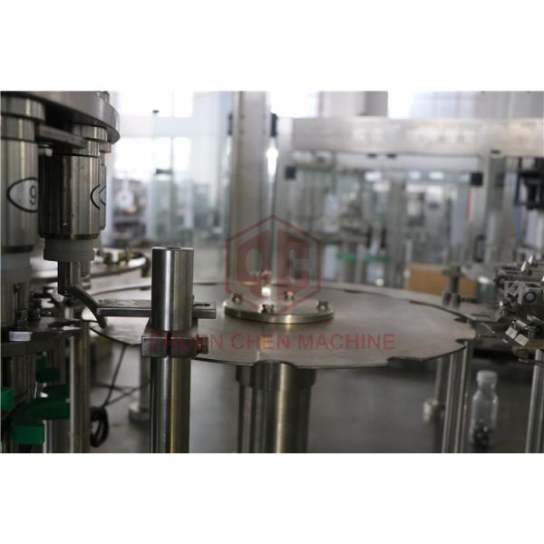 Industrail Mineral Water Glass Filling Machine , Glass Milk Bottle Filling Machine