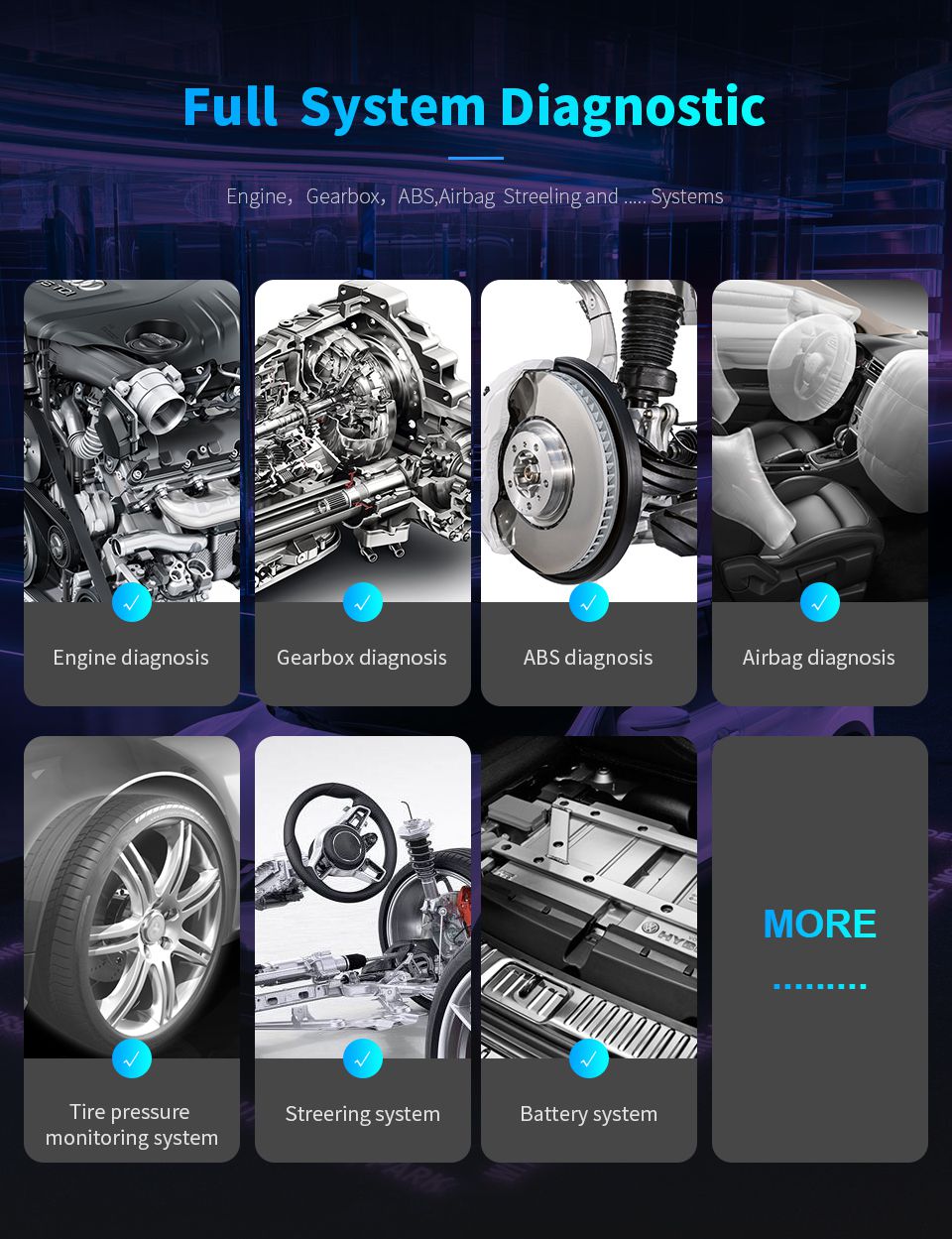 Автодиагностический инструмент XTOOL EZ400 PRO Tablet