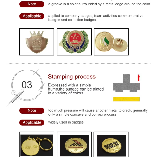 Custom Metal Znic Alloy Domino'S Pizza Lapel Pin Badge For Garnament