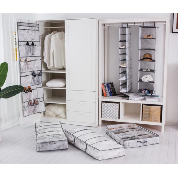 Мраморный организатор шкафа смертной казни через повешение полки свитера 6 печати