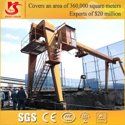 China new type 30 ton crane with grab manufacture