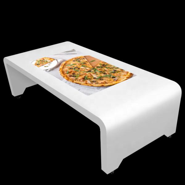 Interactive Smart Table LCD Advertising Display Touchscreen Kiosk for Coffee Bar or Conference Table Multi-Touch Screen