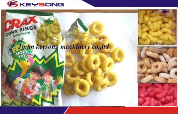 Crispy Puff Corn Rice Snacks Making Machine Double Screw Extrusion 380v 53kw High Output