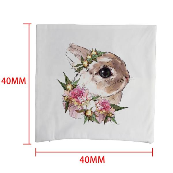 Housse de coussin par sublimation pour impression photo 40*40CM, en flanelle, avec poche pour sublimation