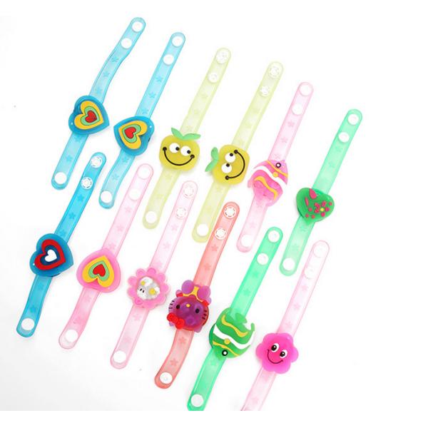 Halloween glow bracelets Flash wrist band Halloween props bar