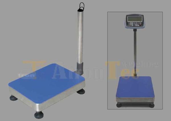 SS Column Welded Platform Weighing Scale 150kg With M12 Feet