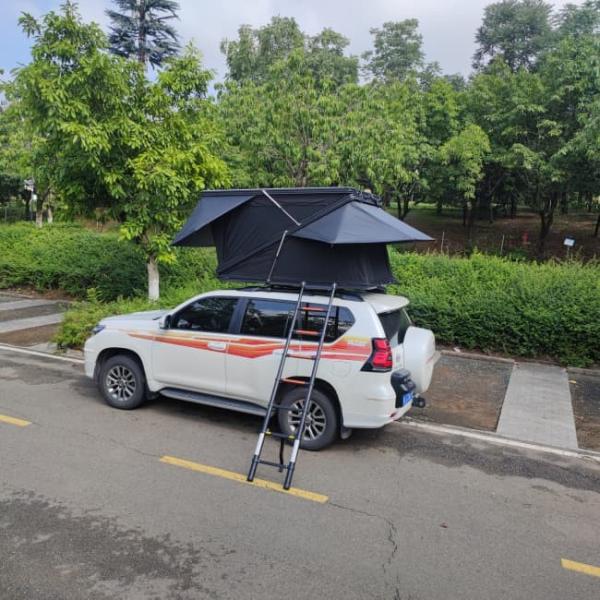 Aluminum Hard Shell Z Rooftop Tent For Outdoor Camping Free Ladder
