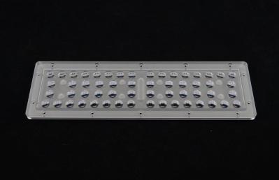 56W Optical Led Lens Array For SMD 3030 Street Lighting , 233*55*1.5mm PCB Size