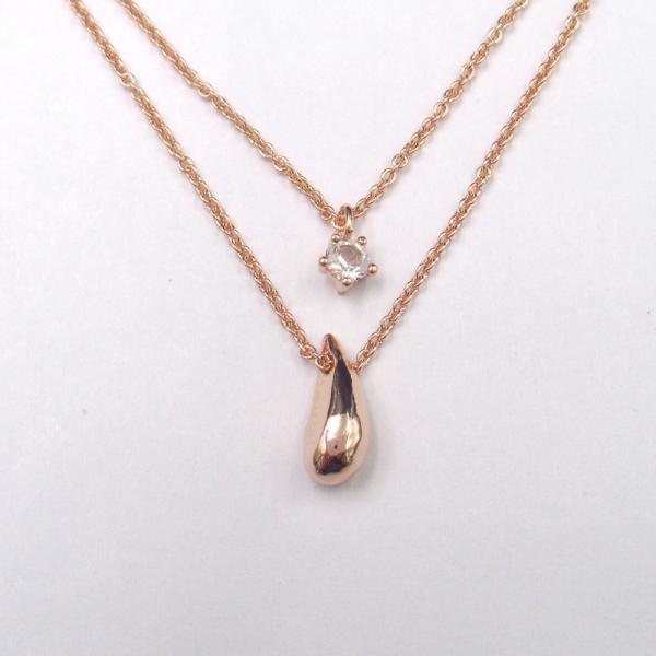 Elegantly 925 Silver Necklace Wedding Gift AAA Cubic Zirconia Stone