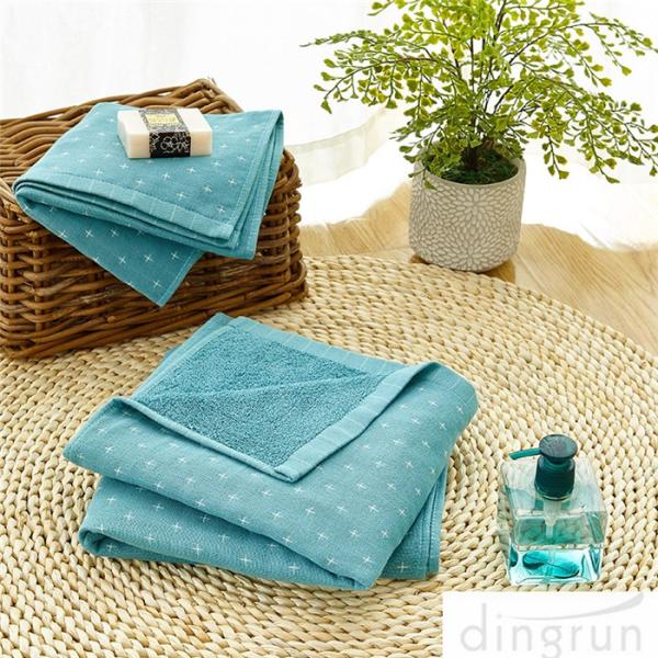 Japan cotton Jacquard Hand Towel Face Towel Breathable Skin Gauze Bath Towel