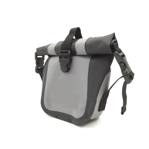 Small 1.5L Grey 500D PVC Outdoor Dry Bag Water Sports Dry Bags For Rafting