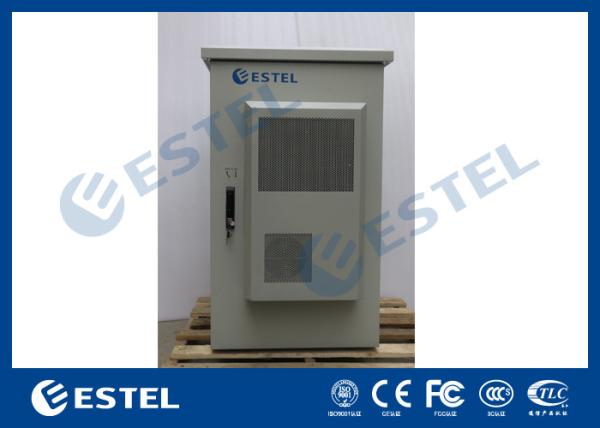 Waterproof Sandwich Structure Outdoor Wall Mounted Cabinet With Telecom Power System And Battery