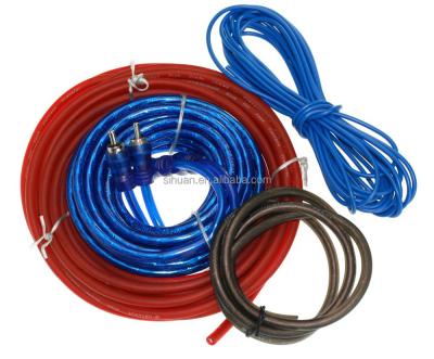 Customizable Cable Color and RCA Connectors CCA Car Amplifier Installation Wiring Kit