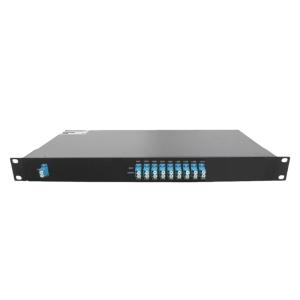 Customizable 8CH 1270 to 1410nm CWDM MUX DEMUX for Dual Fiber Data Transmission