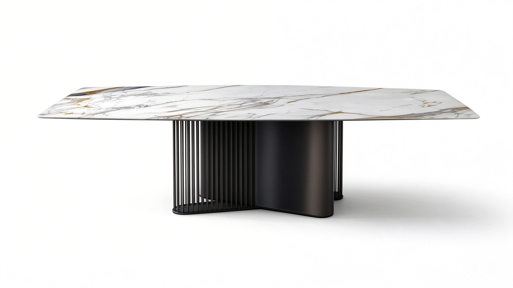 Light Luxury Dining Table and Chair Set Modern Luxury Rectangular Dining Table Set 4 Seater