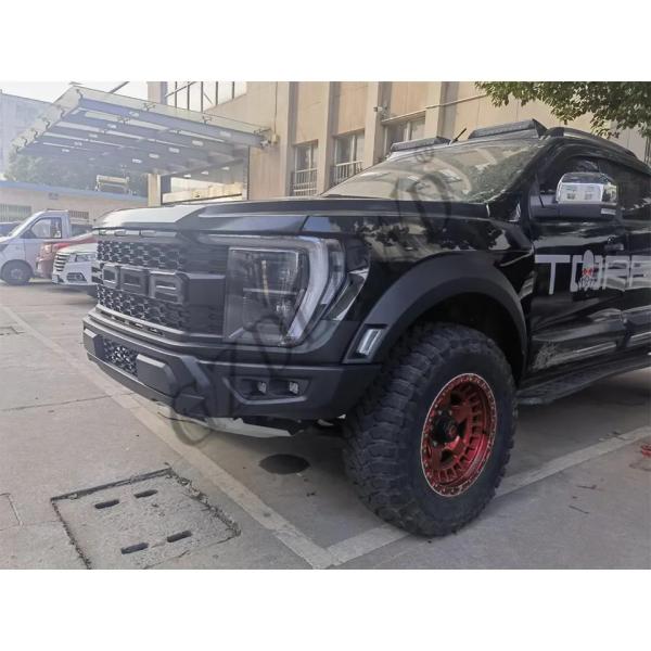 Purple Horn Wide Body Kits For F150 2022 Offroad Accessories Bumper Fender Flare Hood Pickup Truck