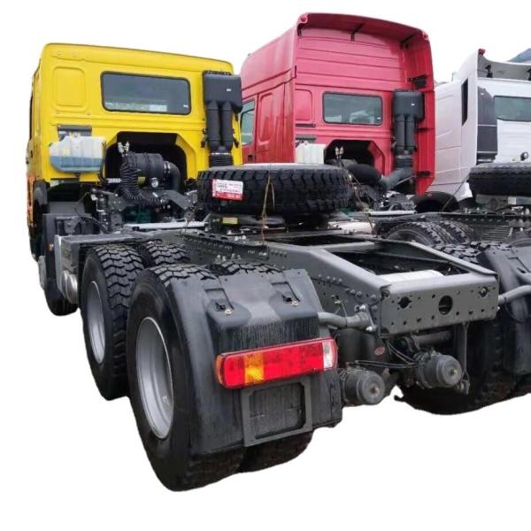 Cheap used trailer truck 40 ton 6X4 336 HP sinotruk Howo second hand tractor trucks trailer head truck