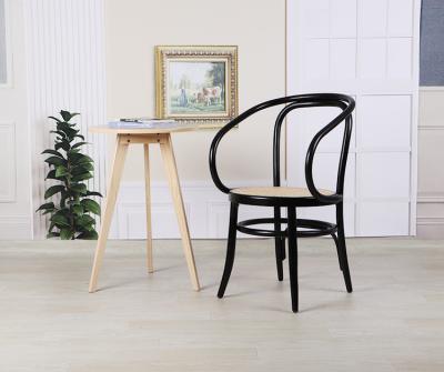 cadeira de Thonet Bentwood da altura de 80cm/cadeiras pretas Rattan de Tomile Bentwood