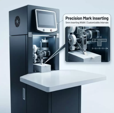 HXPC Paper Counting Machine desktop paper counting system for batch counting and marking insertion of stackable paper sheets