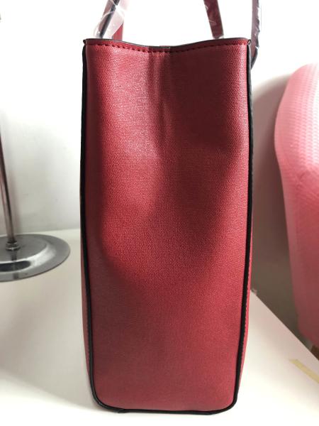 Women Handbag Designer Red Color Ladies Leather Tote Bag