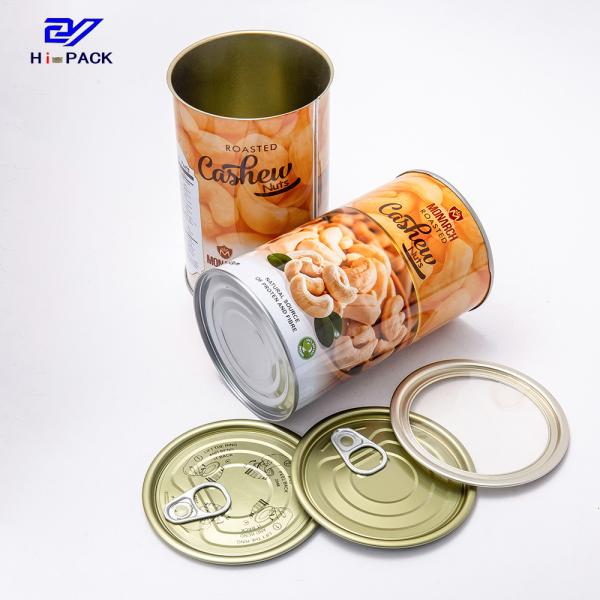 Food Grade Sauce Tin Can for Pet Food Packaging with BPA Free and Easy Open Lid Tin Can Supplier
