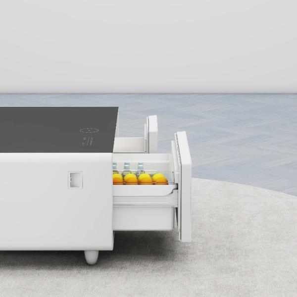 Refrigerator Primst Coffee Table With Wireless Charger Smart Party Tea Table Freezer Private Mold NO