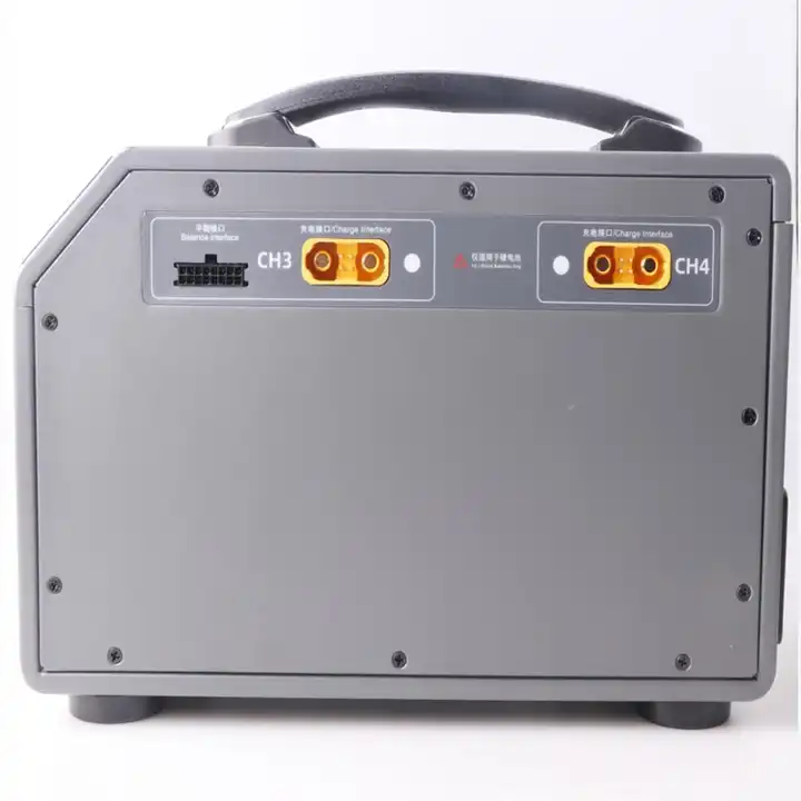 EV-peak U6Q 50A 2400W 4 Channels Agriculture Drone Charger Lithium Battery 15 Minutes Lipo Fast Charger Smart Charger