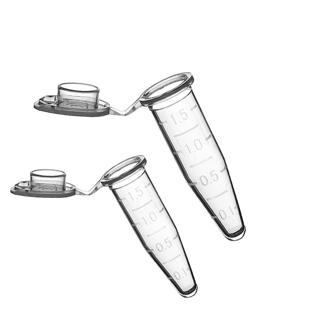 Micro Centrifuge Tube 0.5ml 1.5ml Lab Supplies with Transparent Scale Sterile PP Material for PCR Laboratory Testing Tubes