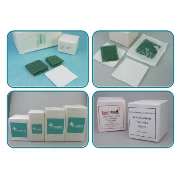 Sterile Gauze Pads 4x4 X Ray Consumable Medical Supplies Cotton Detectable
