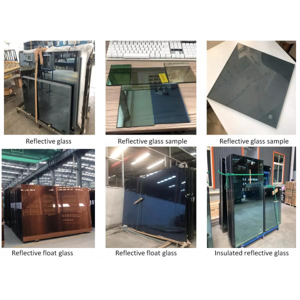 Poner a tierra los paneles de cristal moderados reflexivos de la lumbrera del borde 12.38m m