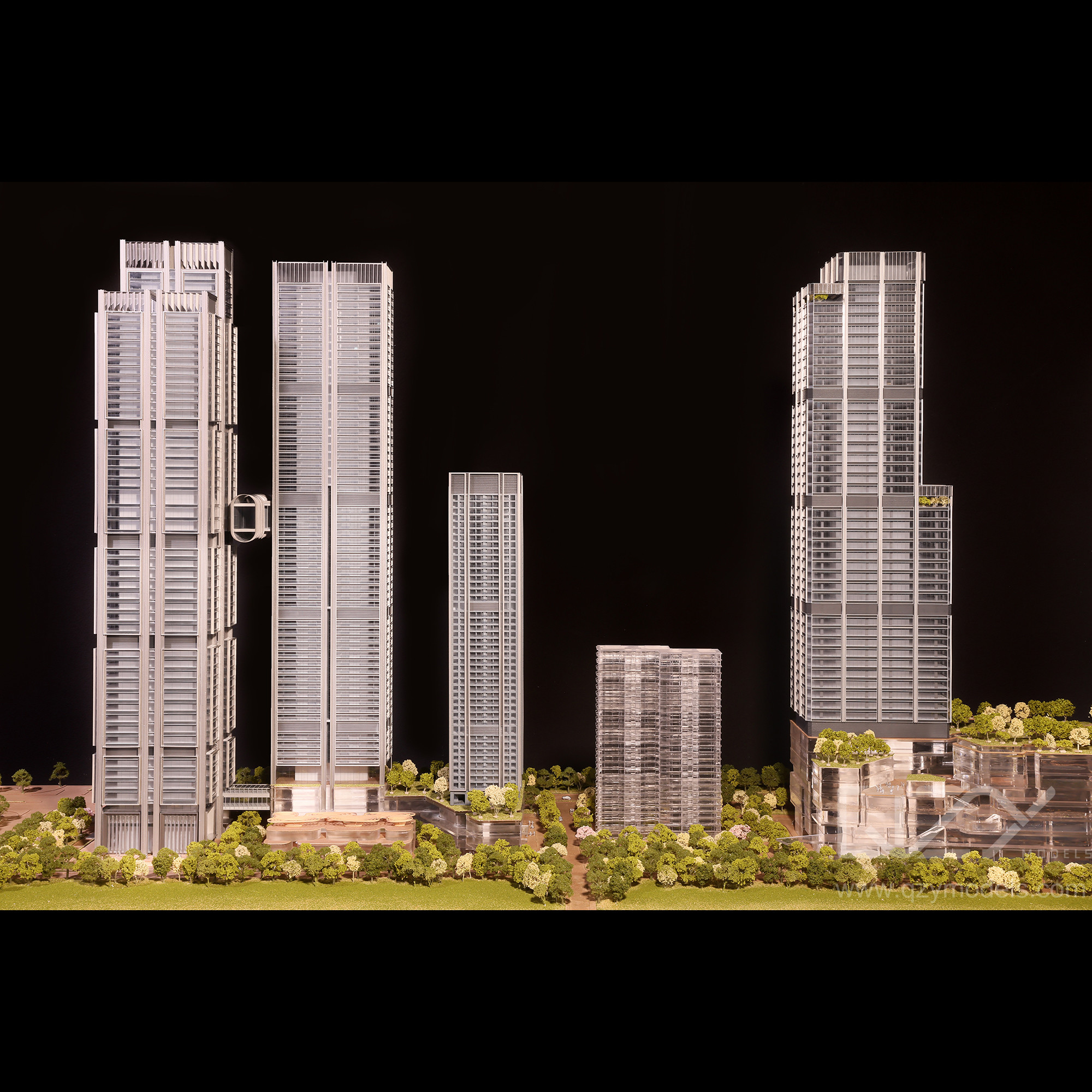 Foster + Partners, Gemdale 1/150 Xinsha Модель архитектурной концепции