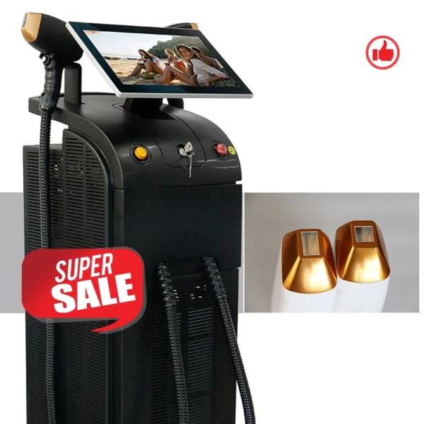 3 longueurs d'onde glacent l'Alexandrite Diodo Depilacion 755 808 1064 machines d'épilation de laser de diode