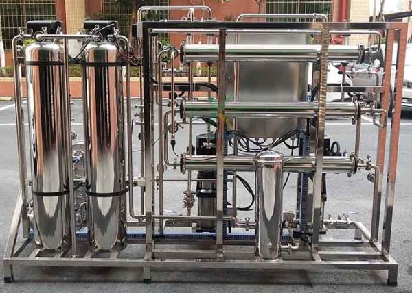 250L/H RO EDI Machine For Dialysis / Distill Water With Sand Carbon Cartridge