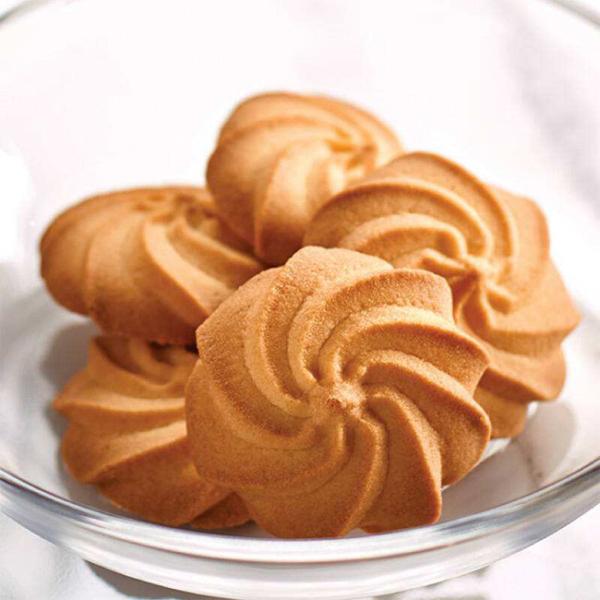 Forma de flor en pequeña escala Biscoitos de corte de galletas duras máquina de hacer con 220V de voltaje