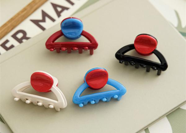 Retro girl chic color grab clip sweet hair grab back of head clip short hair claw hair accessories