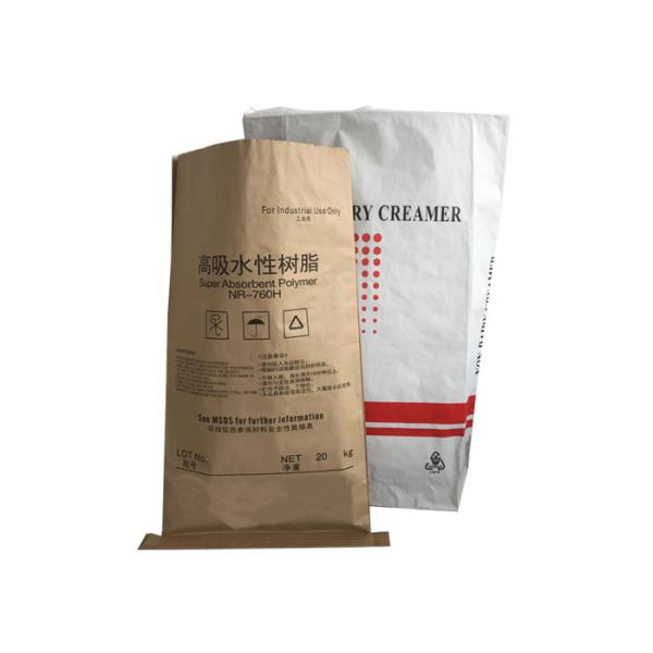 Метеорологическая осажденная сажа бумажных мешков Multiwall Kraft кремнезема 25KG