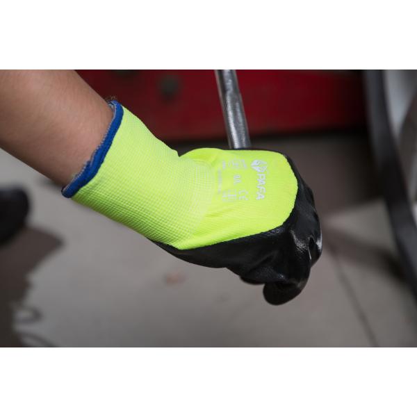 7 датчика перчаток работы зимы Hi-viz акриловых