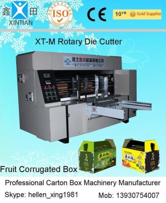 High Speed Carton Rotary Die-Cutting Machine / Automatic Punching Of Carton Box