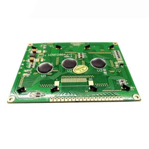 Custom 3-Inch Green STN Type Graphic LCD Screen Module with Male/Female Interface and 128x64 Resolution ST7789 Driver IC
