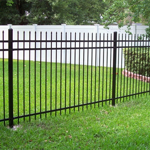 3m Wrought Iron Metal Aluminum Ornamental Picket Fence 1200-3000mm