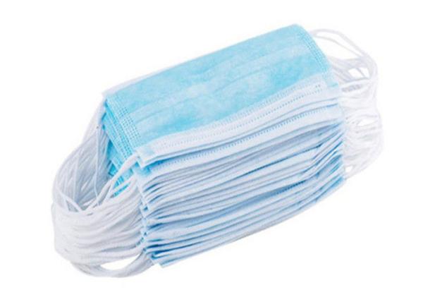 Skin Friendly Disposable 3 Ply Face Mask , Anti Bacterial Mask Without Odor