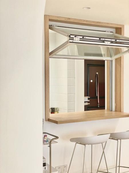 folding window aluminum balcony vertucal