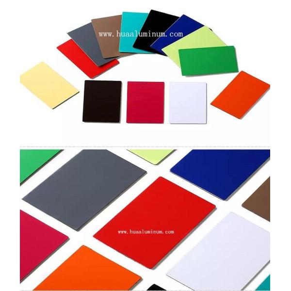 Anti Static Polyester Aluminium Composite Panel 1220*2440mm Glossy ACP Sheets