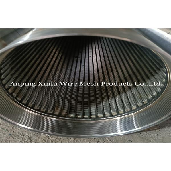 0.5mm Slot Johnson Type Wedge Wire Screen Filter Stainless Steel