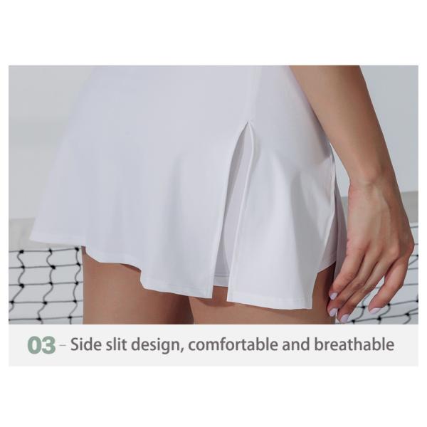 STC Odorless Womens Golf Clothes Solid High Waist Shorts Skirts
