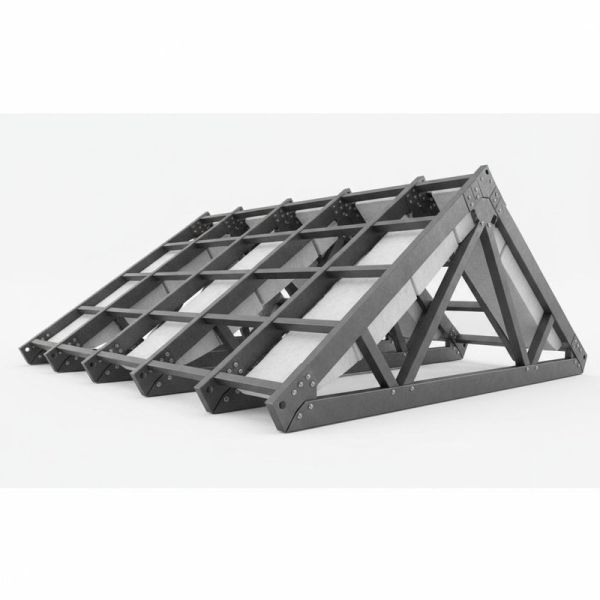 Customizable Heavy Duty Truss with 30% Roof Pitch and Class A Fireproof Rating for Large Scale Buildings